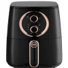 Airfryer 5 w 1 frytkownica beztłuszczowa MG Home Rose Gold Air Fryer 4.2 L czarna 1400W