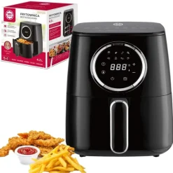 Airfryer 5 w 1 frytkownica beztłuszczowa MG Home Black Air Fryer 4.2 L czarna 1400W