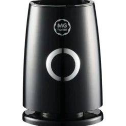 Blender personalny MG Home 500 ml 260W Butelka z ustnikiem, pokrywka i ostrze ze stali nierdzewnej czarny