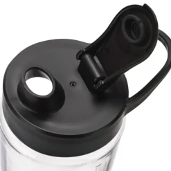 Blender personalny MG Home 500 ml 260W Butelka z ustnikiem, pokrywka i ostrze ze stali nierdzewnej czarny