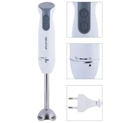 Blender ręczny biały rozdrabniacz 400W wielofunkcyjny KM 6744 Kamille