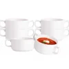 Bulionówka biała porcelana 280 ml flaczarka zestaw 6 sztuk salaterka 11 cm Altom regular
