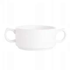 Bulionówka biała porcelana 280 ml flaczarka zestaw 6 sztuk salaterka 11 cm Altom regular