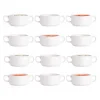 Bulionówka biała porcelana 280 ml flaczarka zestaw 12 sztuk salaterka 11 cm Altom regular