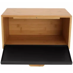 Chlebak drewniany pojemnik na pieczywo Klausberg KB 7399 Czarny