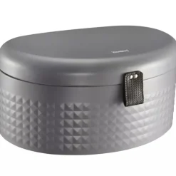 Chlebak metalowy Klausberg KB 7578 pojemnik na pieczywo szary diament