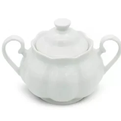 Cukiernica porcelanowa pojemnik na cukier 290 ml cukierniczka z pokrywą Tragar