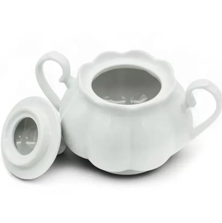 Cukiernica porcelanowa pojemnik na cukier 290 ml cukierniczka z pokrywą Tragar
