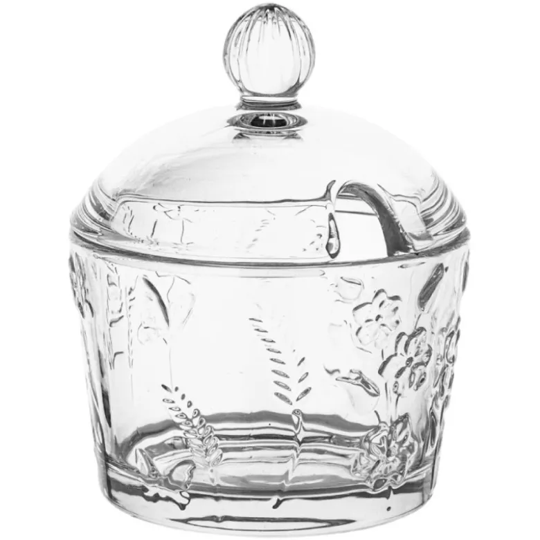 Cukiernica szklana 200 ml Altom Rosalie kwiatowy wzór