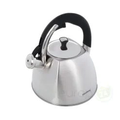 Czajnik ze stali Klausberg KB 7409 z gwizdkiem na indukcję 2.2 L srebrny