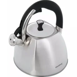 Czajnik ze stali Klausberg KB 7409 z gwizdkiem na indukcję 2.2 L srebrny