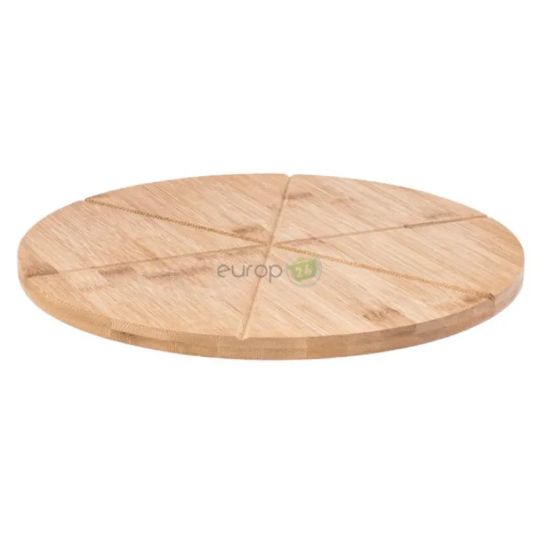 Deska bambusowa do pizzy Kinghoff KH 1565 drewniana mocna 35 cm