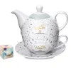 Dzbanek 1L z filiżanka porcelanowa Like house D 201 Tragar