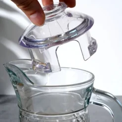Dzbanek szklany 1400 ml z pokrywką do serwowania lemoniady herbaty mrożonej i kompotu Vilde