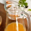 Dzbanek szklany 1400 ml z pokrywką gładki uniwersalny do lemoniady soku i kompotu Vilde