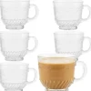 Filiżanki szklane 240 ml Florina Regina zestaw 6 filiżanek do kawy herbaty