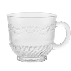Filiżanki szklane 240 ml Florina Regina zestaw 6 filiżanek do kawy herbaty