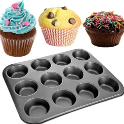Forma do pieczenia babeczek muffinek 35x26x3 cm Krisberg KR-010