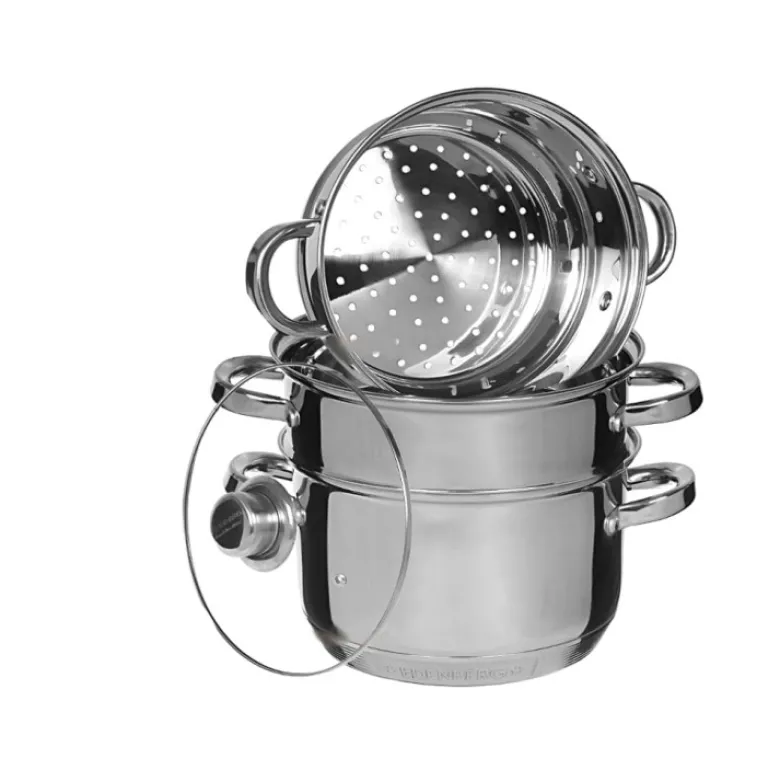 Garnek do gotowania na parze Kinghoff KH 3319 24 cm PAROWAR