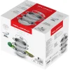 Garnek do gotowania na parze 2.4 l parowar 18 cm stalowy 4 elementy Florina Divapore