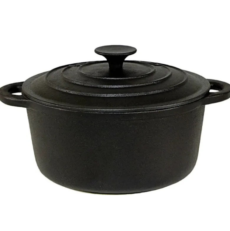 Garnek żeliwny Krisberg 2551 21 cm 2,6 L ciężki na indukcję