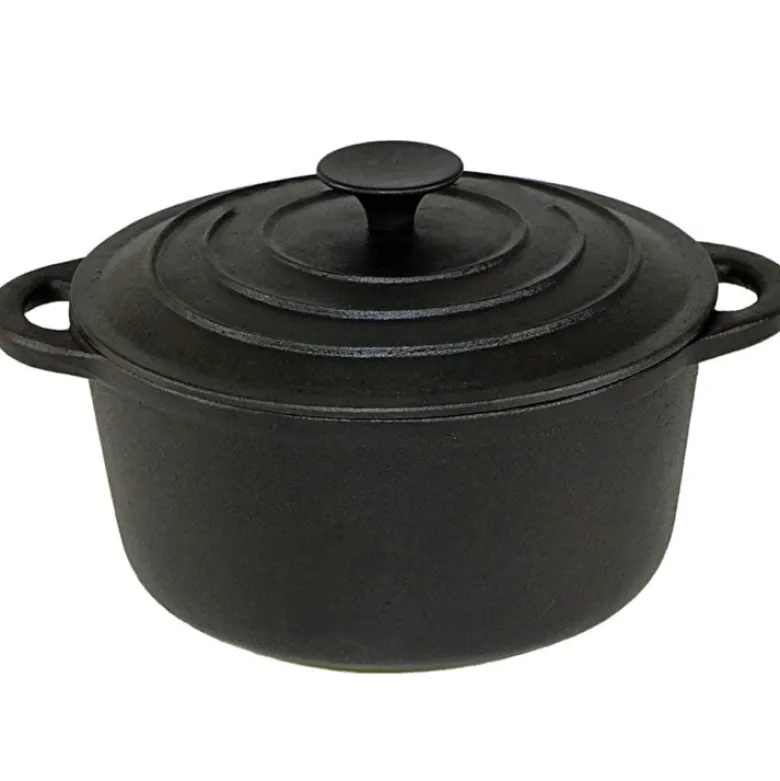 Garnek żeliwny Krisberg 2551 21 cm 2,6 L ciężki na indukcję