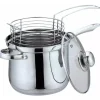 Garnek KingHoff KH 4581 3,6 lit rondel sitko do szparagów frytek makaron