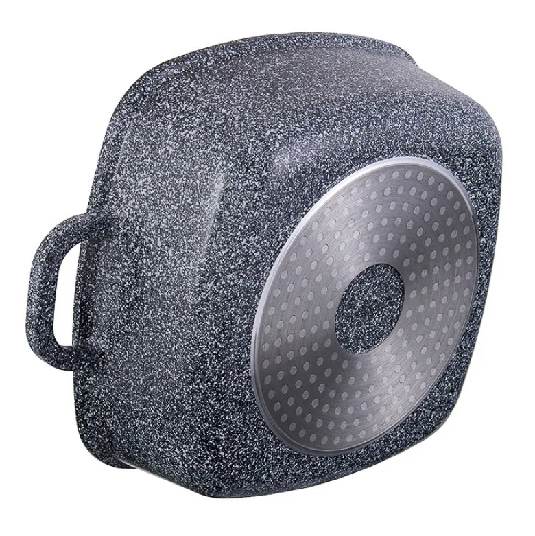 Garnek marmurowy kwadratowy Klausberg KB 7531 Brytfanna 5.5L na indukcje 26 cm