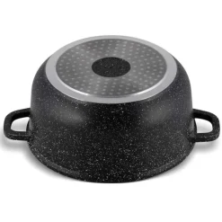 Garnek marmurowy z pokrywką Edenberg EB 8119 5.6L na indukcję 26 cm