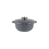 Garnek marmurowy z pokrywką Edenberg EB 8004 2.3L na indukcję 20 cm