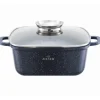Garnek marmurowy z pokrywką Zilner ZL 9010 4.4L na indukcję 24 cm