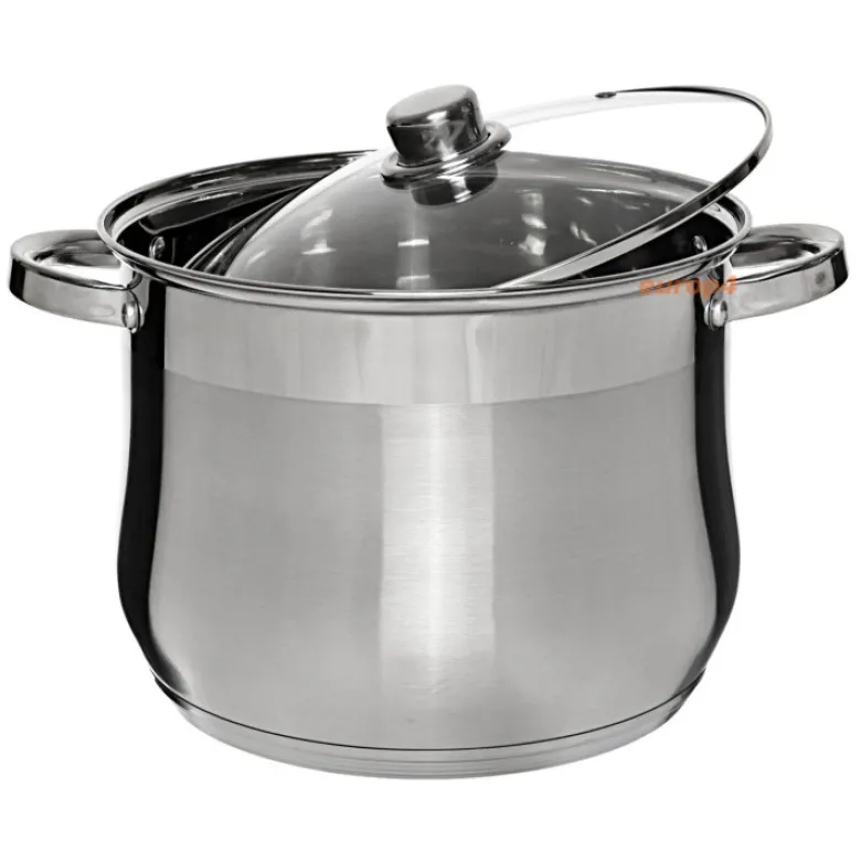Garnek na indukcję Klausberg KB 7163 8.6 L stalowy z pokrywką, na gaz