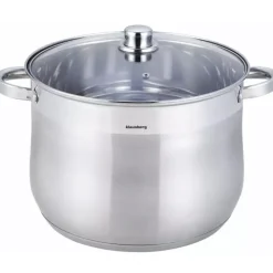 Garnek stalowy Klausberg KB 7166 indukcyjny 16 L z pokrywką