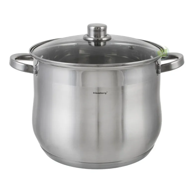 Garnek stalowy Klausberg KB 7164 indukcyjny 10.7 L z pokrywką