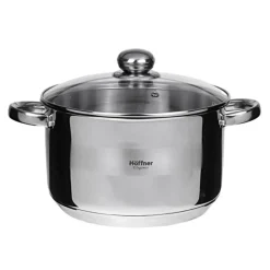 Garnek ze stali Hoffner HF 4482 z pokrywką 10 L INDUKCJA