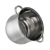 Garnek ze stali Klausberg KB 7167 Gaz Indukcja 18.7 L stalowy z pokrywką