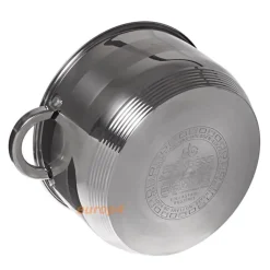 Garnek ze stali z pokrywką EliteHoff E-4007 7.7 L INDUKCJA