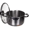 Garnek z pokrywką KingHoff KH 4326 1.0 L stalowy INDUKCJA