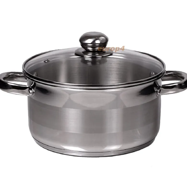 Garnek z pokrywką KingHoff KH 4326 1.0 L stalowy INDUKCJA