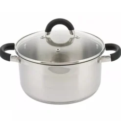 Garnek z pokrywką KingHoff KH 4342 1.5 L stalowy INDUKCJA