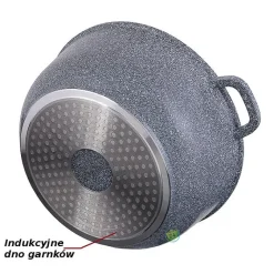Garnki marmurowe Hoffman HF 7763 Zestaw garnków + rondel indukcja
