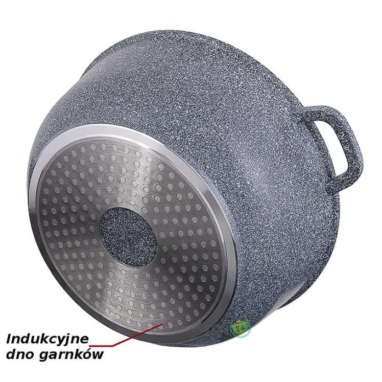 Garnki marmurowe Hoffman HF 7763 Zestaw garnków + rondel indukcja