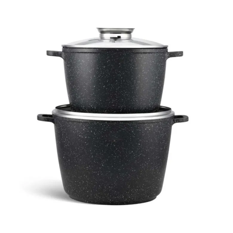 Garnki marmurowe Zilner ZL 7011 Zestaw 2 garnków indukcyjnych