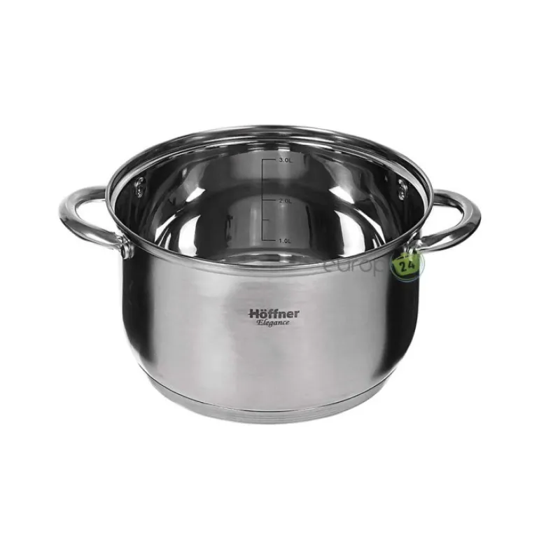 Garnki stalowe Hoffner HF 7857 indukcyjne zestaw sześciu garnków 14/16/18/20/22/24 cm