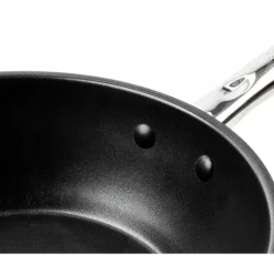 Garnki ze stali nierdzewnej z kremowym paskiem Hoffner HF 9969 zestaw 12 elementów indukcja gaz