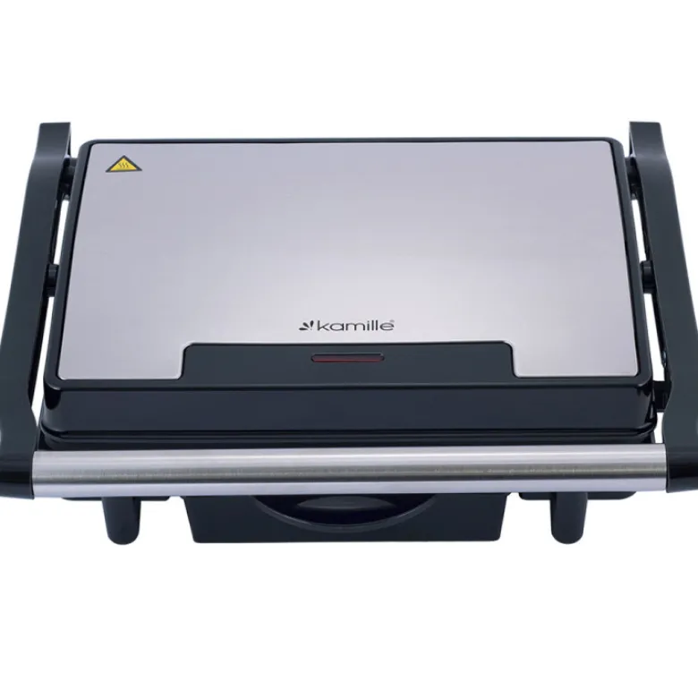 Grill elektryczny 1500W opiekacz rozkładany toster KM 6704 Kamille