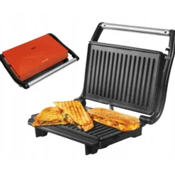 Grill elektryczny Zilner ZL-520 opiekacz 800W czerwony toster