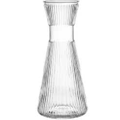 Karafka szklana 1000 ml do wody lemoniady szkło ryflowane Tragar