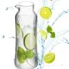 Karafka szklana 1100 ml do wody lemoniady szkło ryflowane Florina Michael