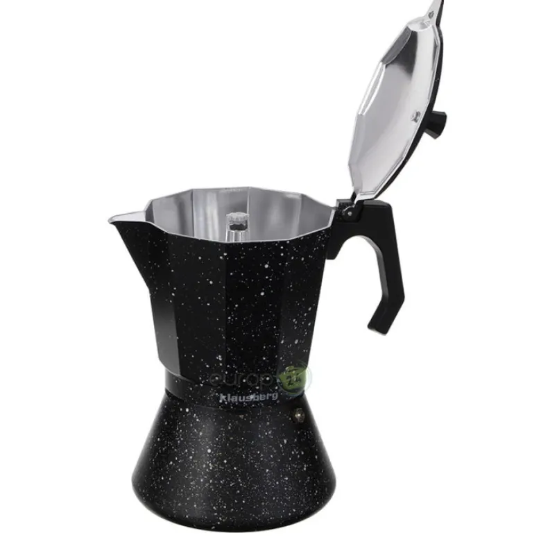Kawiarka indukcyjna 450 ml Klausberg KB 7160 włoska kafetiera 9 ZAPARZACZ do kawy